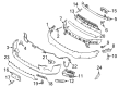 Lincoln Bumper Diagram - CL1Z-17757-B