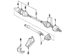 Mercury CV Joint Diagram - F5RZ3B413A