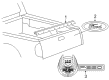 2008 Ford F-350 Super Duty Emblem Diagram - 8C3Z-9942528-B