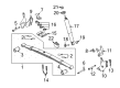 Ford E-250 Econoline Axle Support Bushings Diagram - F6UZ-18198-CA