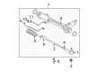 2005 Ford Mustang Rack and Pinion Boot Diagram - 4R3Z-3K661-AB