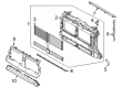 Ford Radiator Support Diagram - LX6Z-5816146-K