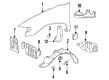 Mercury Fender Diagram - F6XZ-16006-AA