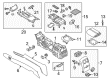 Lincoln Cup Holder Diagram - DA5Z-5413562-AB