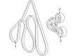 Ford F-150 Drive Belt Diagram - F65Z-8620-HA