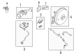 Ford Focus Brake Booster Diagram - 9S4Z-2005-A