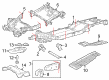 Ford Axle Beam Diagram - JL3Z-5005-A
