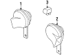 Mercury Horn Diagram - 2W7Z-13800-AA