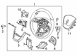 Lincoln Steering Wheel Diagram - LC5Z-3600-AS