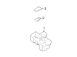 2022 Ford F-150 Lightning Automatic Transmission Shift Levers Diagram - NL3Z-7210-AD