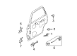 2007 Ford Escape Door Latch Assembly Diagram - 2L8Z-78264A01-AA