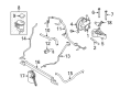 Mercury Power Steering Hose Diagram - 9G1Z-3A713-A