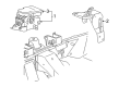 Lincoln ABS Control Module Diagram - YL1Z-2C065-AA