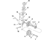 Mercury Brake Backing Plate Diagram - F4ZZ-2C028-A