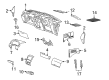 Ford Ashtray Diagram - 6L3Z-1504810-AA