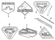 Ford Bronco Sport Emblem Diagram - M1PZ-16720-B