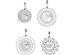 Mercury Grand Marquis Wheel Cover Diagram - F2MY-1130-B