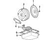 2000 Lincoln Town Car Transmission Assembly Diagram - XW1Z-7V000-BARM