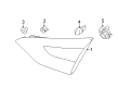 2017 Ford Focus Back Up Light Diagram - F1EZ-13405-A