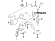 Lincoln Town Car Emblem Diagram - FOVY-16098-A
