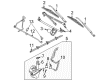 Ford Windshield Wiper Diagram - YL8Z-17528-AB