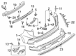 Ford Edge Bumper Diagram - KT4Z-17810-APTM
