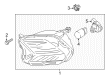 2017 Ford Escape Light Socket Diagram - GJ5Z-13411-C