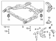 Ford Taurus Control Arm Bushing Diagram - DE9Z-5400155-B