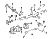 Ford E-250 Econoline Brake Backing Plate Diagram - E4TZ-2212-B