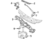 Mercury Windshield Washer Nozzle Diagram - XF5Z-17603-AB