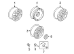 Lincoln Navigator Wheel Cover Diagram - AL7Z-1130-B