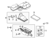 Ford Police Interceptor Utility Air Filter Box Diagram - FB5Z-9661-A