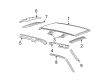 2012 Lincoln Navigator Door Seal Diagram - EL1Z-7851223-A