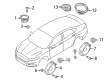 2020 Ford SSV Plug-In Hybrid Car Speakers Diagram - DS7Z-18808-F