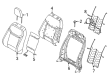 Ford Maverick Seat Cover Diagram - NZ6Z-2664417-AA