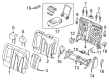 Lincoln Nautilus Armrest Diagram - LA1Z-5867112-CD