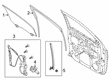 Ford Ranger Window Run Diagram - EB3Z-2121596-A