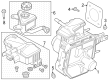 Ford Police Interceptor Utility Brake Booster Diagram - L1MZ-2005-N