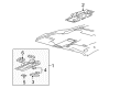 Mercury Dome Light Diagram - 3F2Z-13783-AA