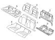 Ford Mustang Seat Cover Diagram - FR3Z-7663804-DG