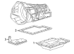 2000 Ford E-350 Econoline Club Wagon Transmission Pan Diagram - F6TZ-7A194-A