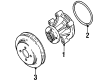 Lincoln Continental Water Pump Diagram - YF3Z-8501-A