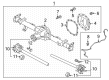 Ford Bronco Axle Shaft Diagram - MB3Z-4234-D
