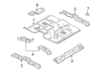 Mercury Front Cross-Member Diagram - 6L2Z-7810624-AA