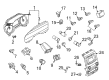 Lincoln Trunk Latch Diagram - FA1Z-7443150-B