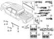 Ford Mud Flaps Diagram - VML3Z-16A550-L