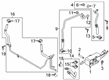 Lincoln Nautilus Automatic Transmission Oil Cooler Line Diagram - K2GZ-7R081-C