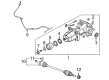 2013 Ford Fusion Axle Shaft Diagram - DG9Z-4K138-AB