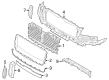 Lincoln Navigator Grille Diagram - NL7Z-8200-SB
