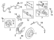 Ford SSV Plug-In Hybrid Brake Line Diagram - DG9Z-2282-Q